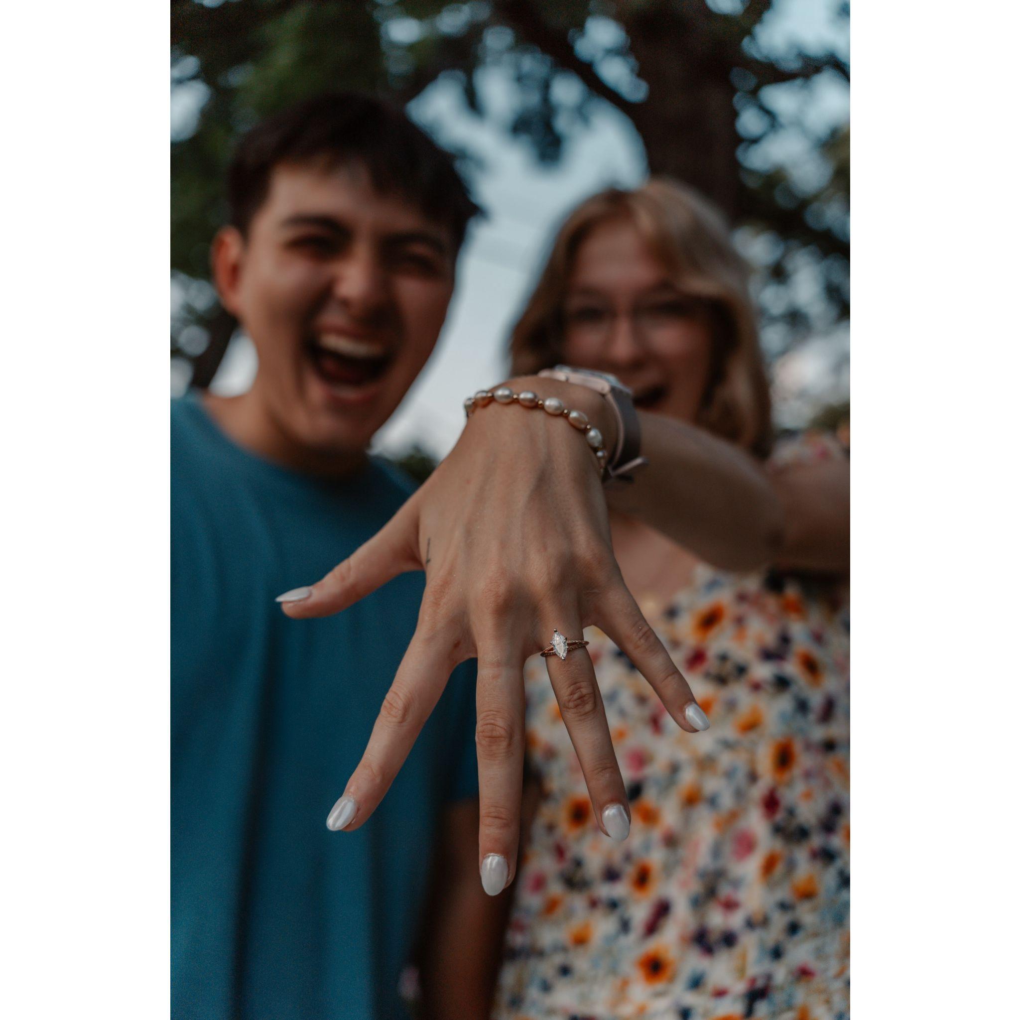 our favorite picture from our engagement!