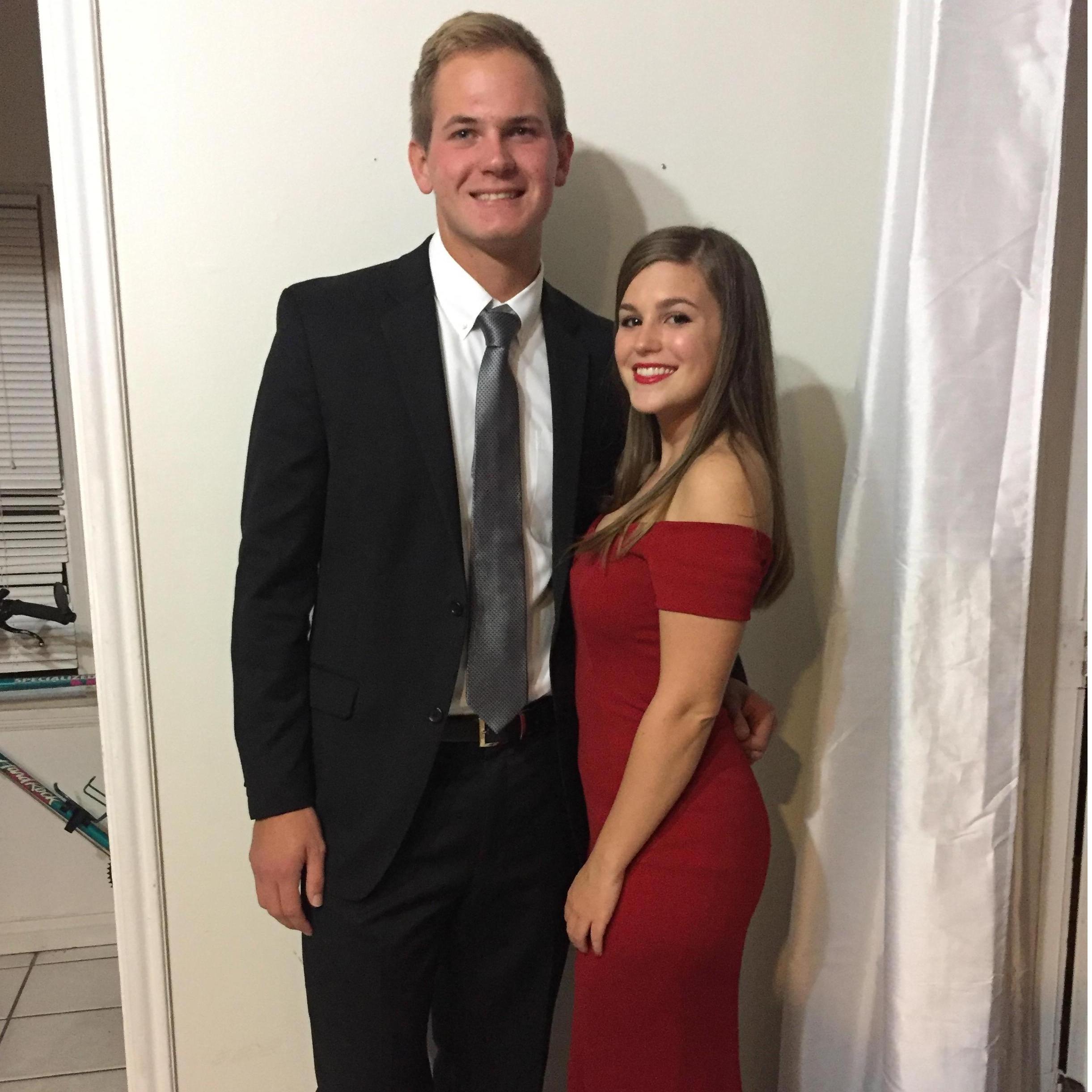 Our first "date" to Madeline's formal in 2017