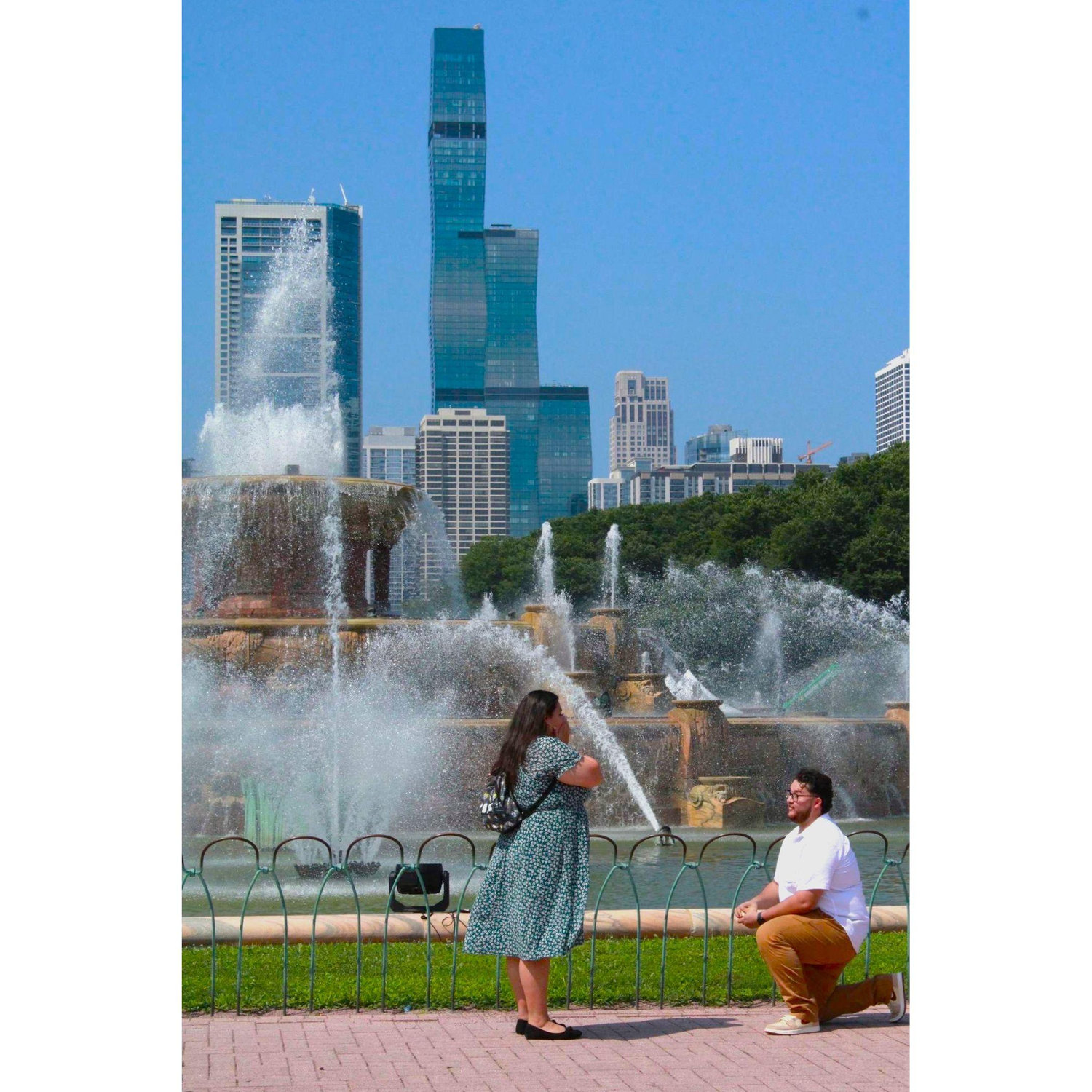 When he first got down on one knee!