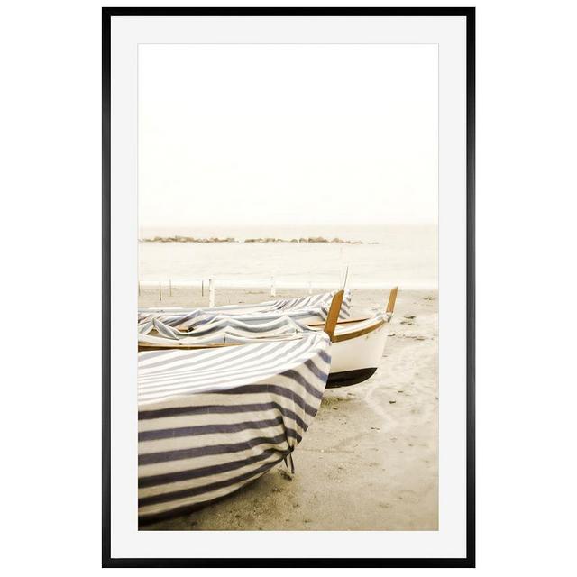 Boat Cover by Lupen Grainne, 28" x 42", Wood Gallery, Black, Mat
