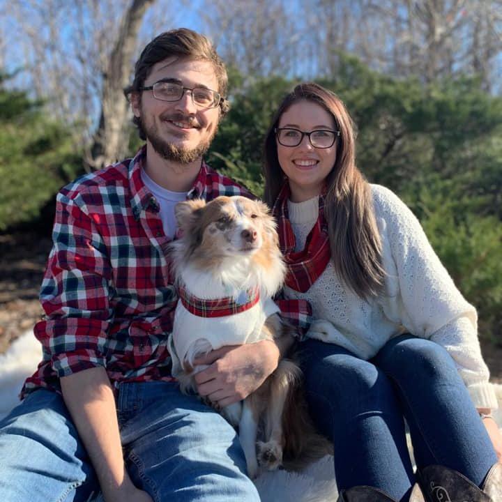 Our first Christmas card photo