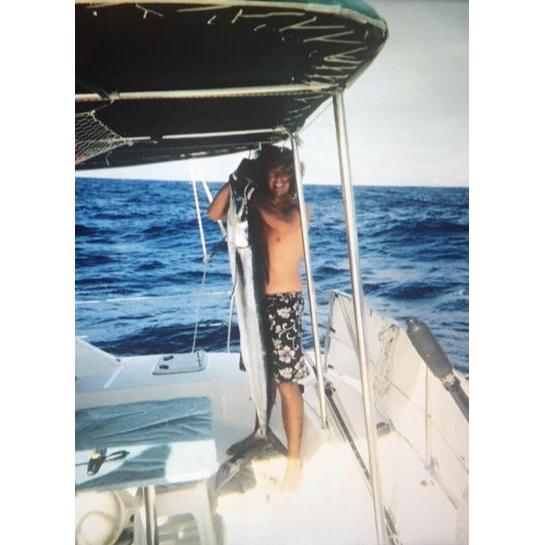 What's bigger, Sam's hair or that fish?!
