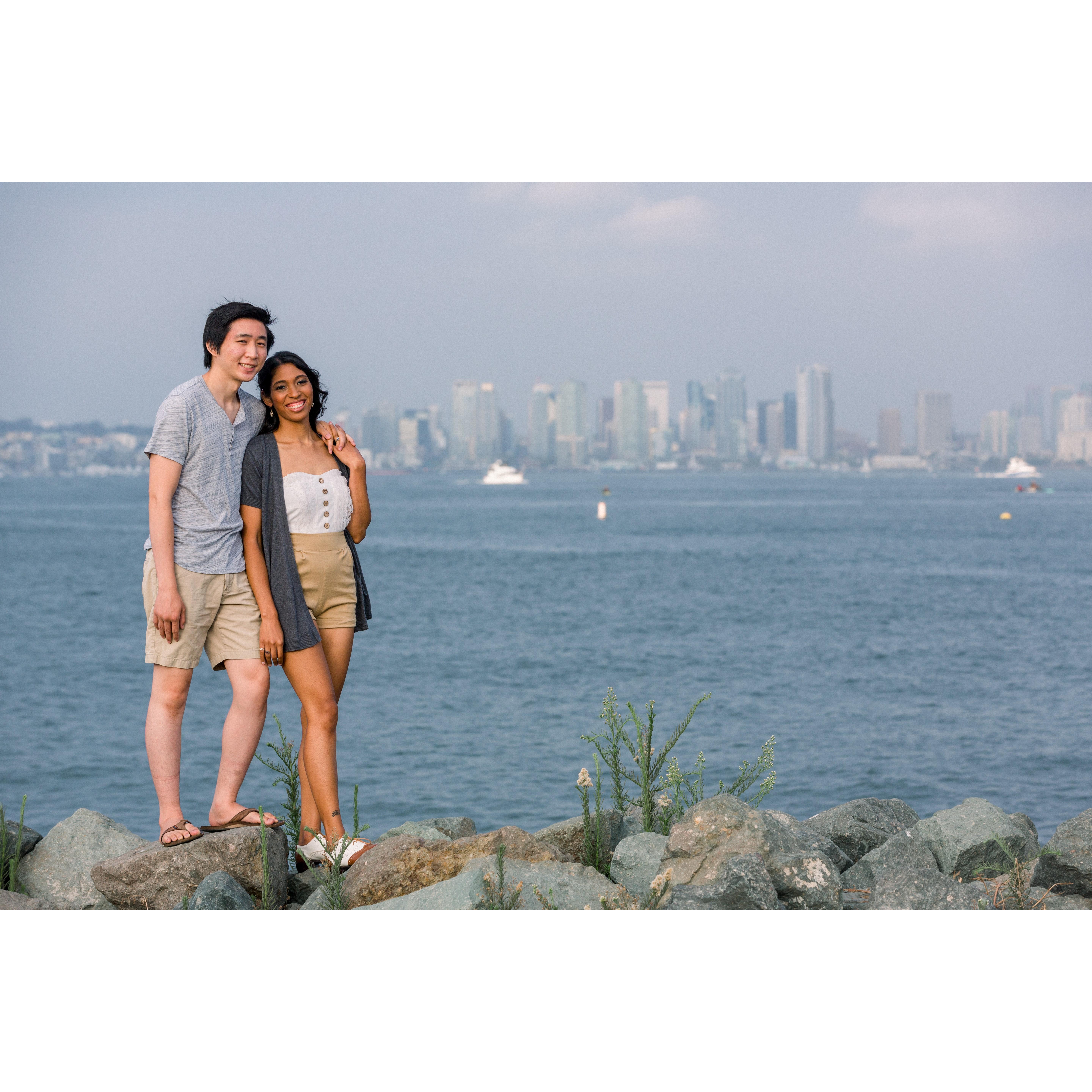 Engagement photoshoot in San Diego 2021