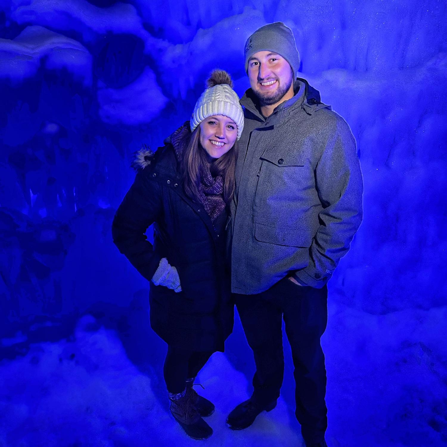 Winter adventure to the ice castles in NH!