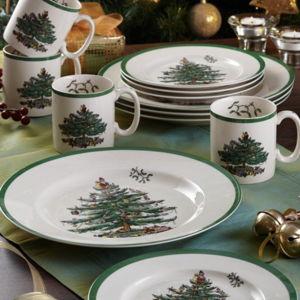 Spode Christmas Tree 12-Piece Holiday Dinnerware Set (Service for 4)