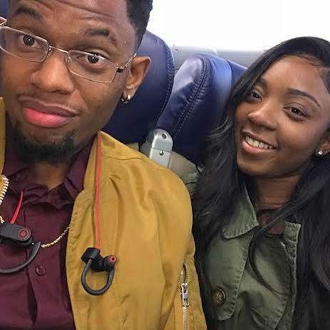 2018: Our first flight together. Headed to New York City.