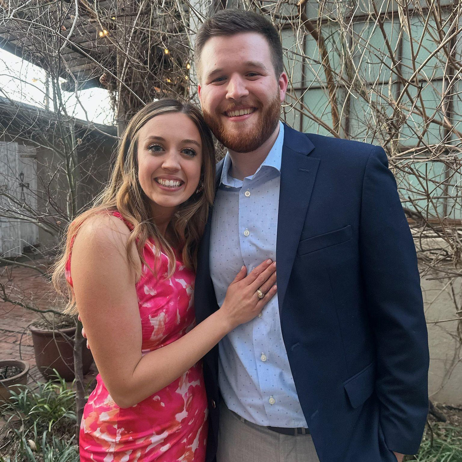 The first wedding we attended together.