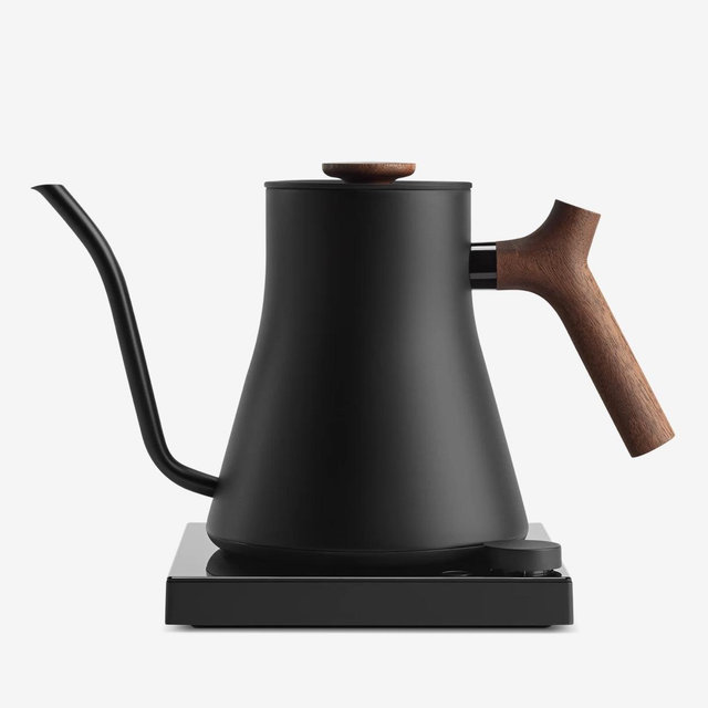 Stagg EKG Electric Kettle Pro Studio Edition - Matte Black + Walnut