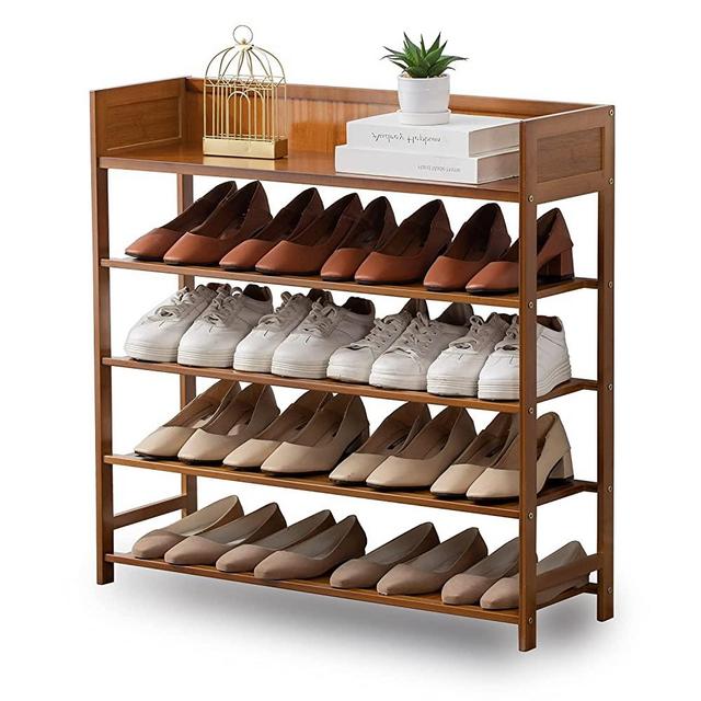 Rowan Acacia 2-Tier Shoe Shelf