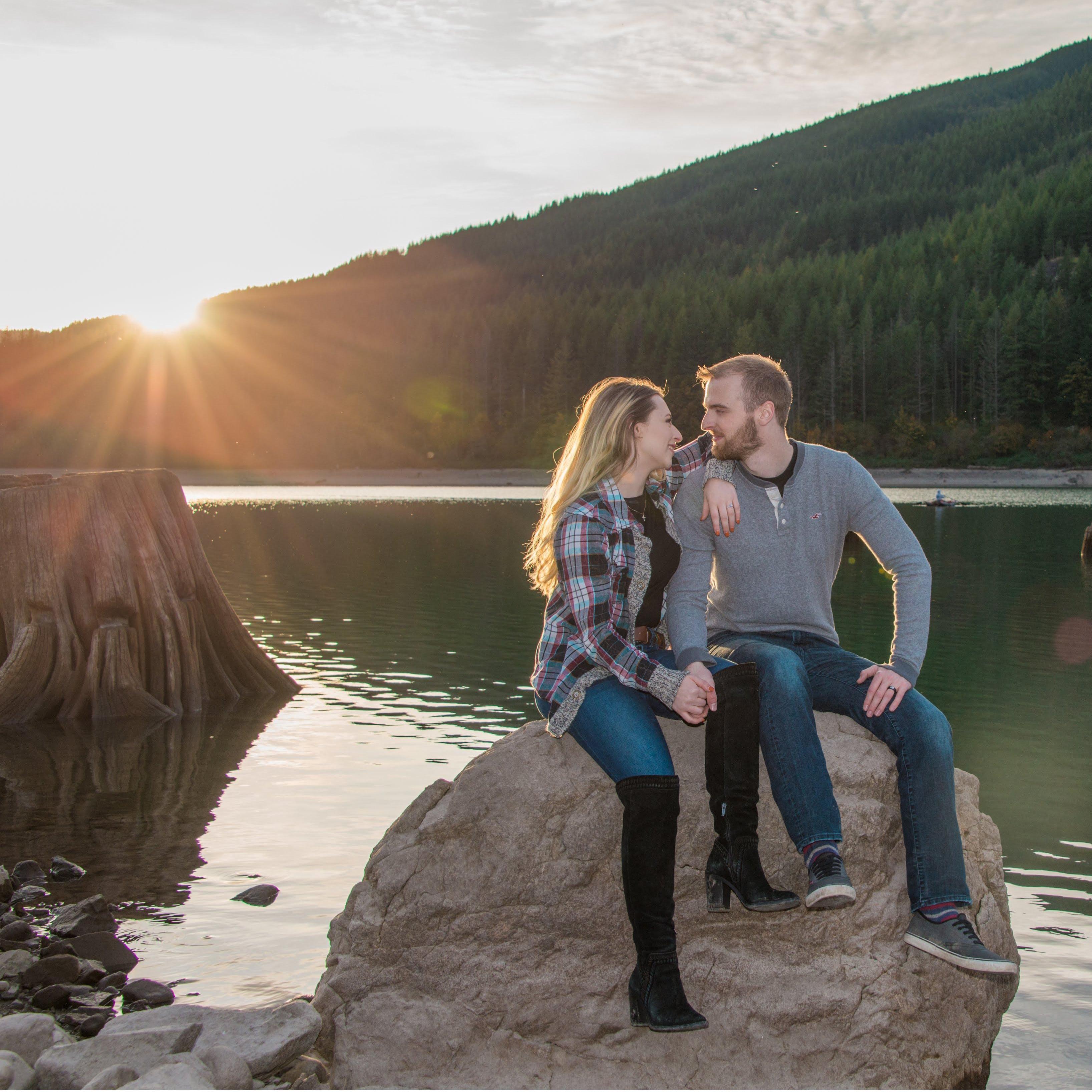 Engagement photo shoot with Cheri Jensen