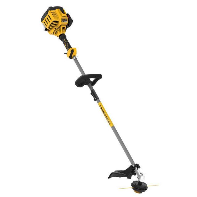 27cc 2-Cycle Gas Straight Shaft String Trimmer with Attachment Capability