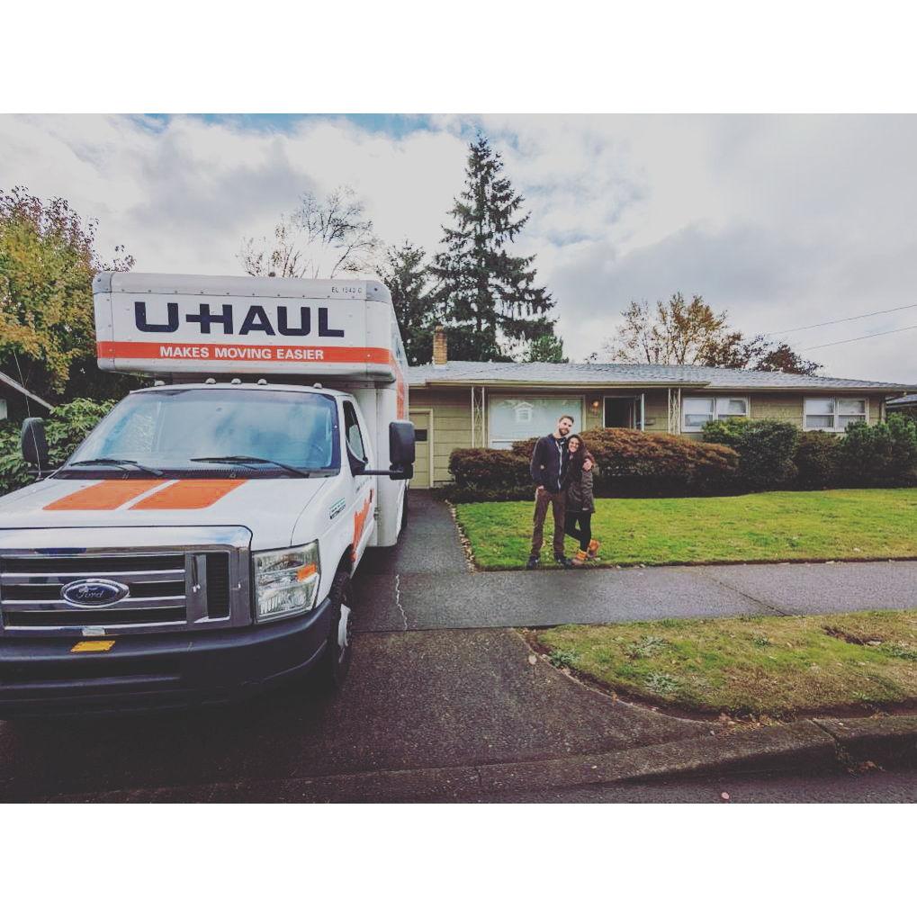 Oregon. Moving into our home.