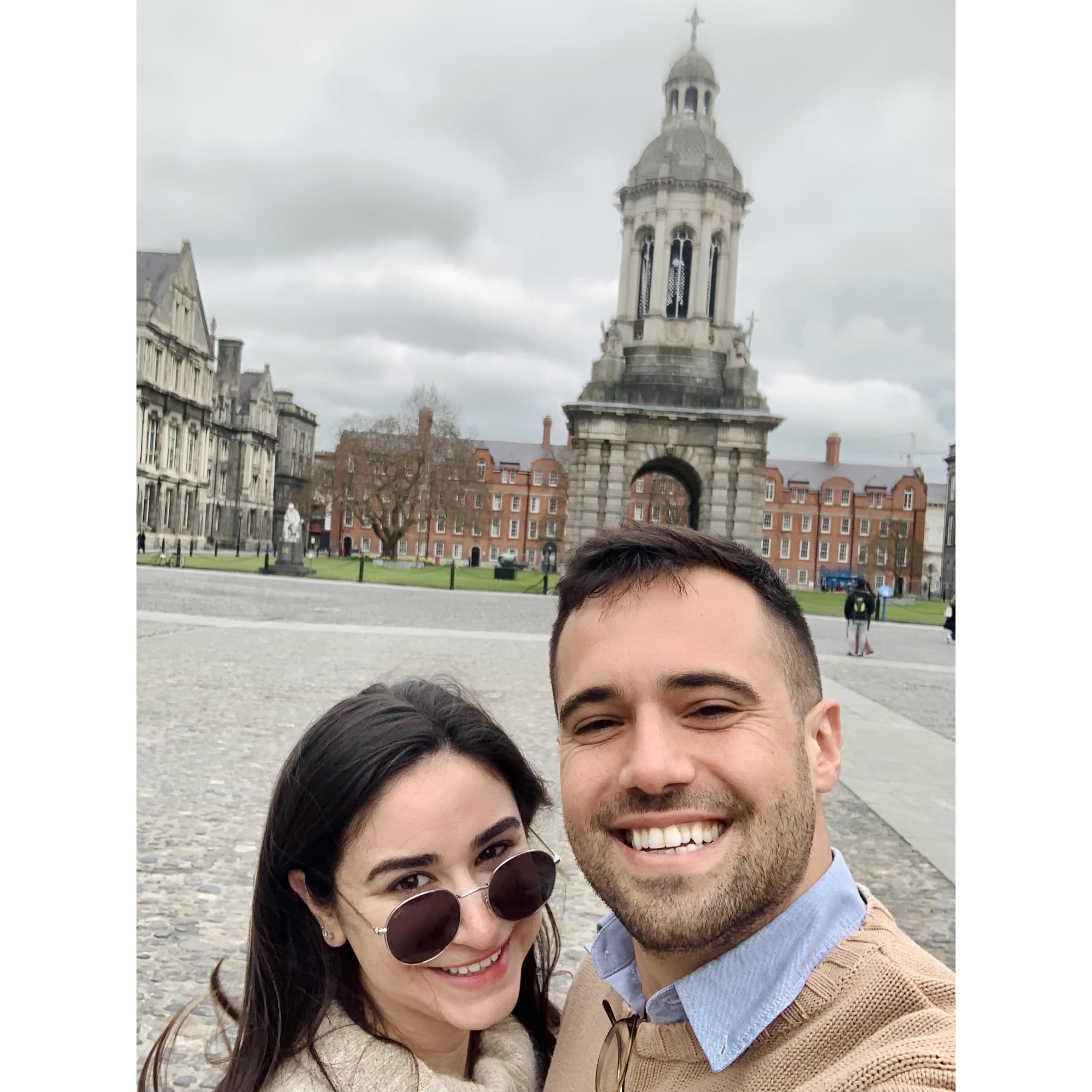 Exploring castles, cliffs, and cozy pubs... and loving every second together in Ireland.