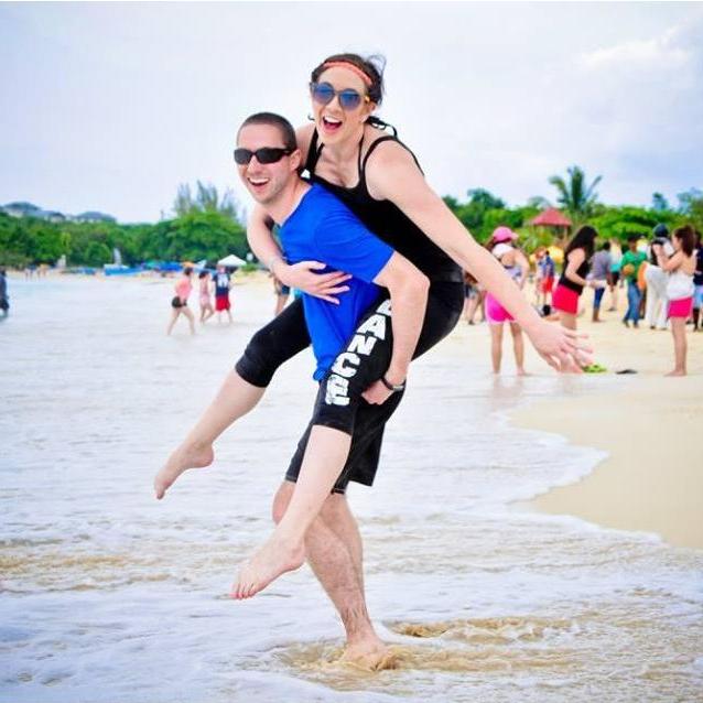 Our first vacation together to Punta Cana in 2016.