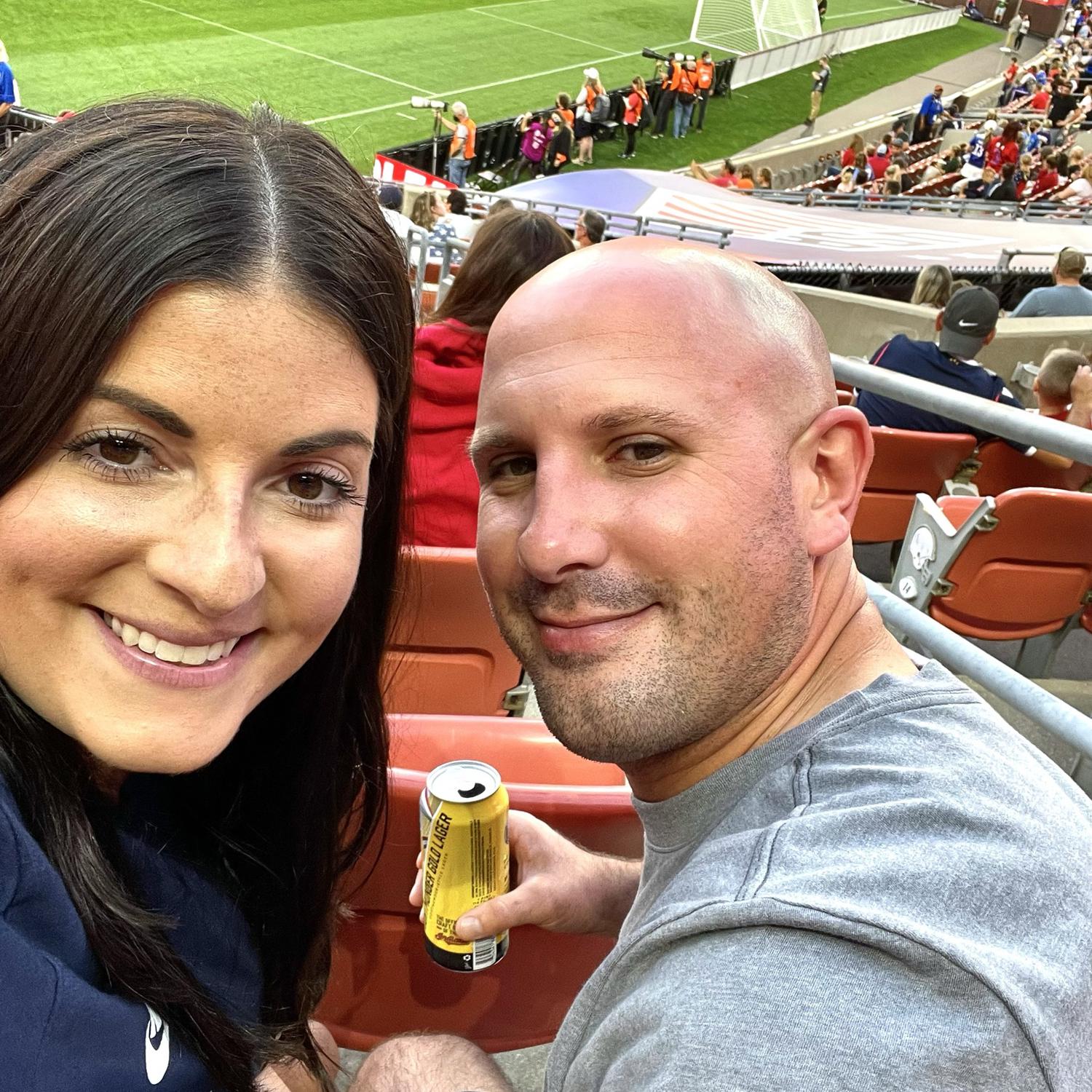 Our first trip together, Cleveland for his brother Mike’s wedding. Also, Mark’s first US Women’s Soccer Game and when he got to see Hannah’s real obsession with them for the first time!