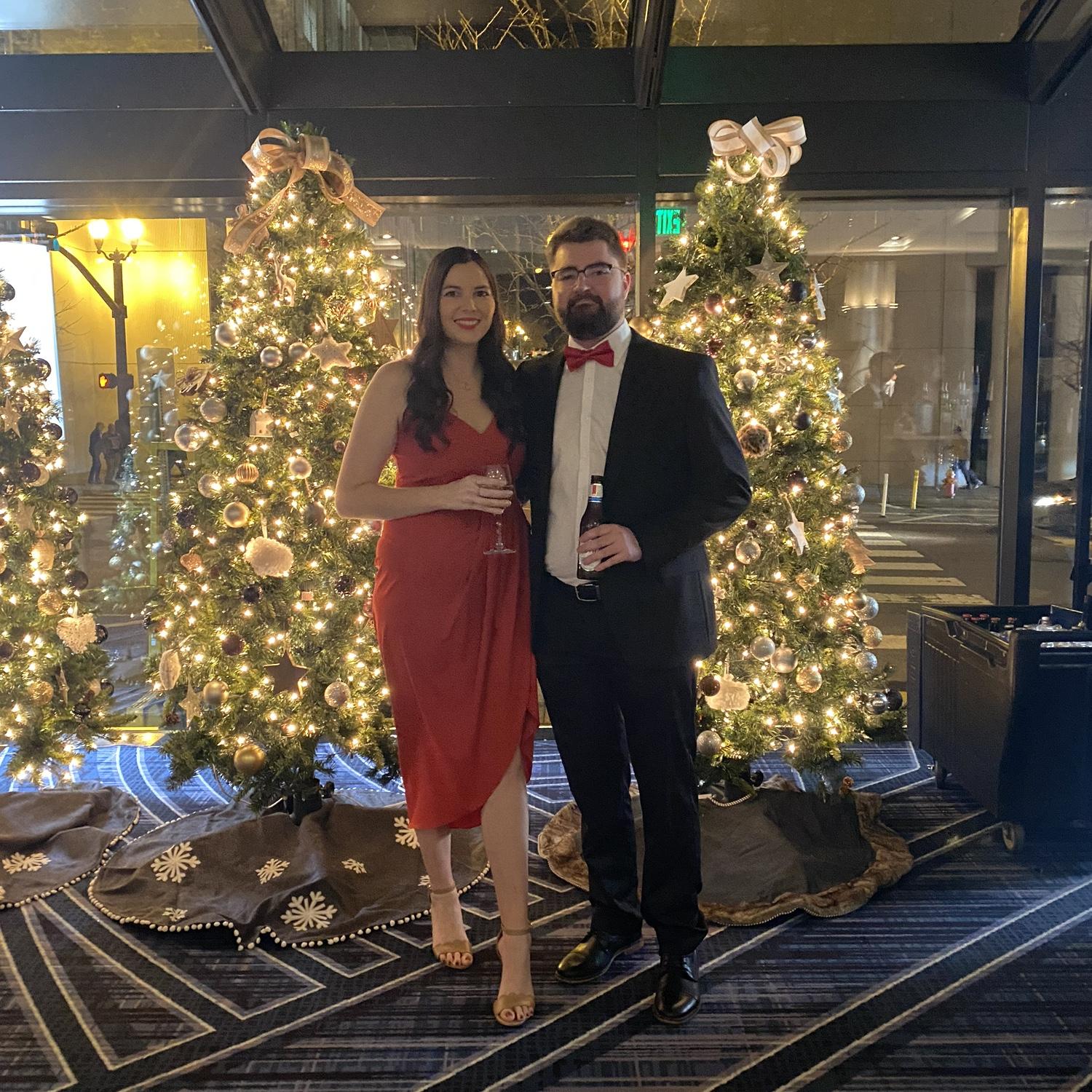 Kev's company Christmas party in 2021