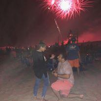 He asked, she said yes!