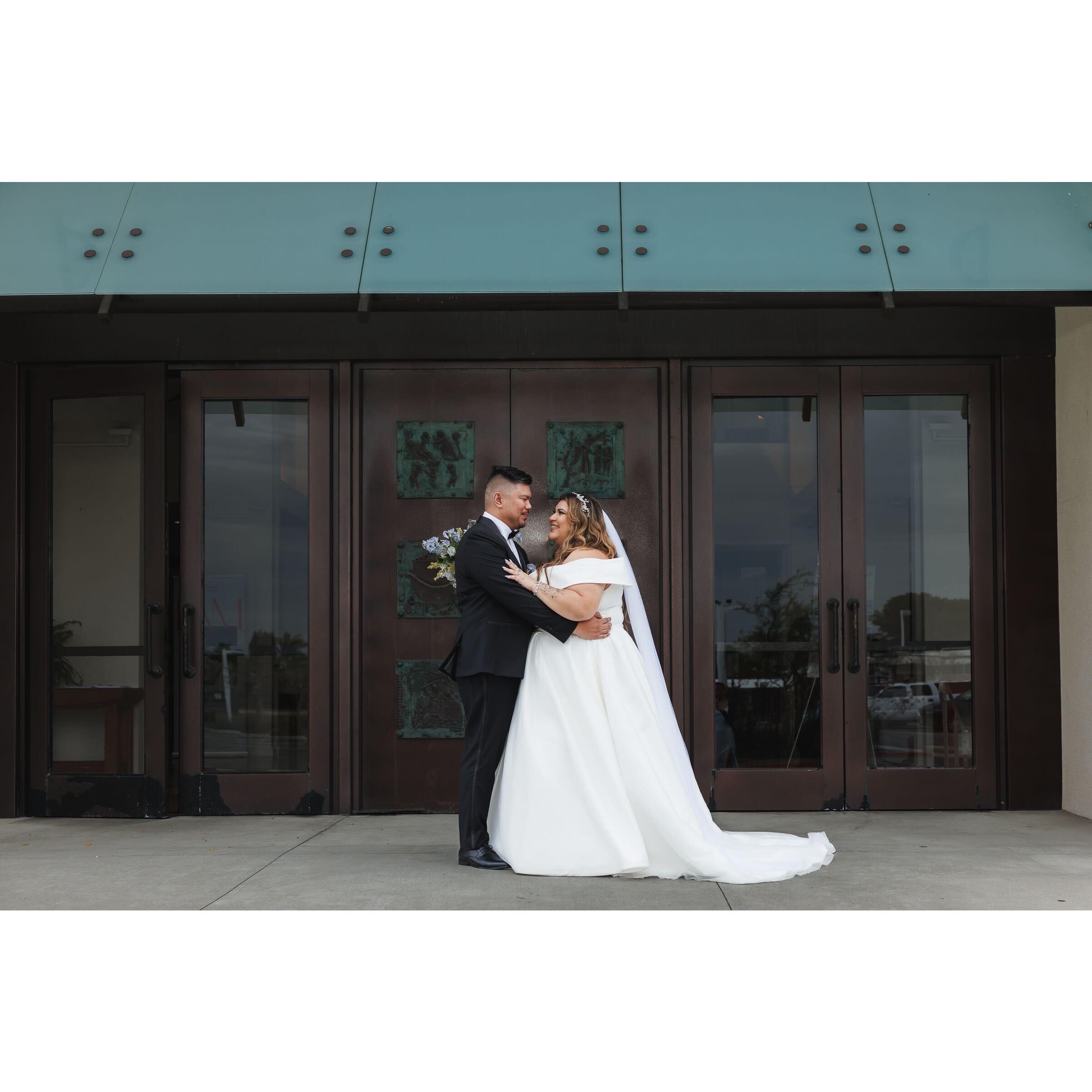 Our church wedding on September 1, 2023 (our 3 year anniversary)