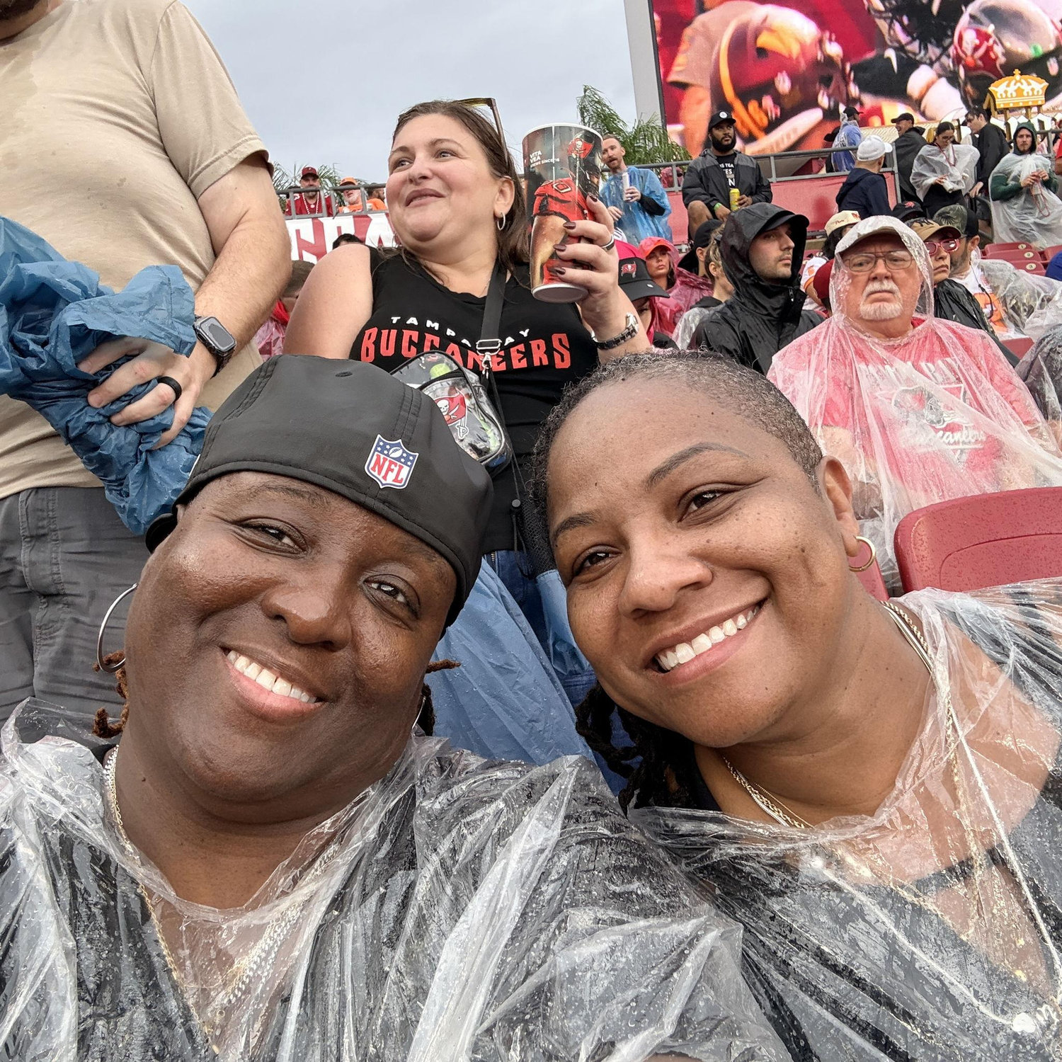 Tampa Bay vs Saints Game...We going to the Super Bowl (inside joke..lol)