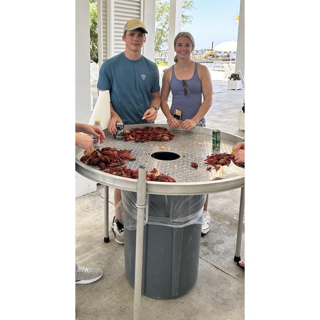 2023 - Crawfish boil in Mississippi - can't get enough!