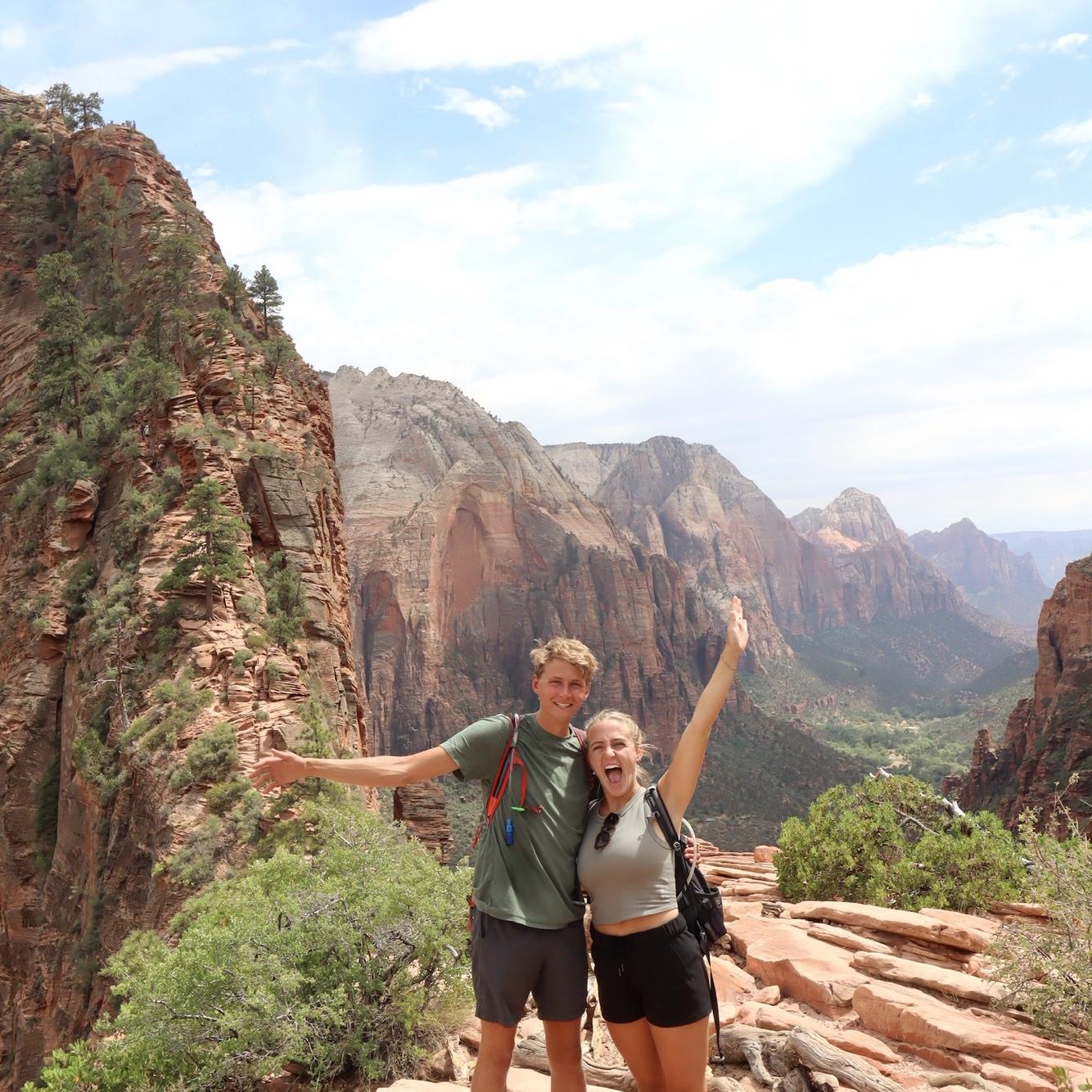 July 3, 2025 - our most recent adventure to Zion & Bryce, this time as fiancés !!!!