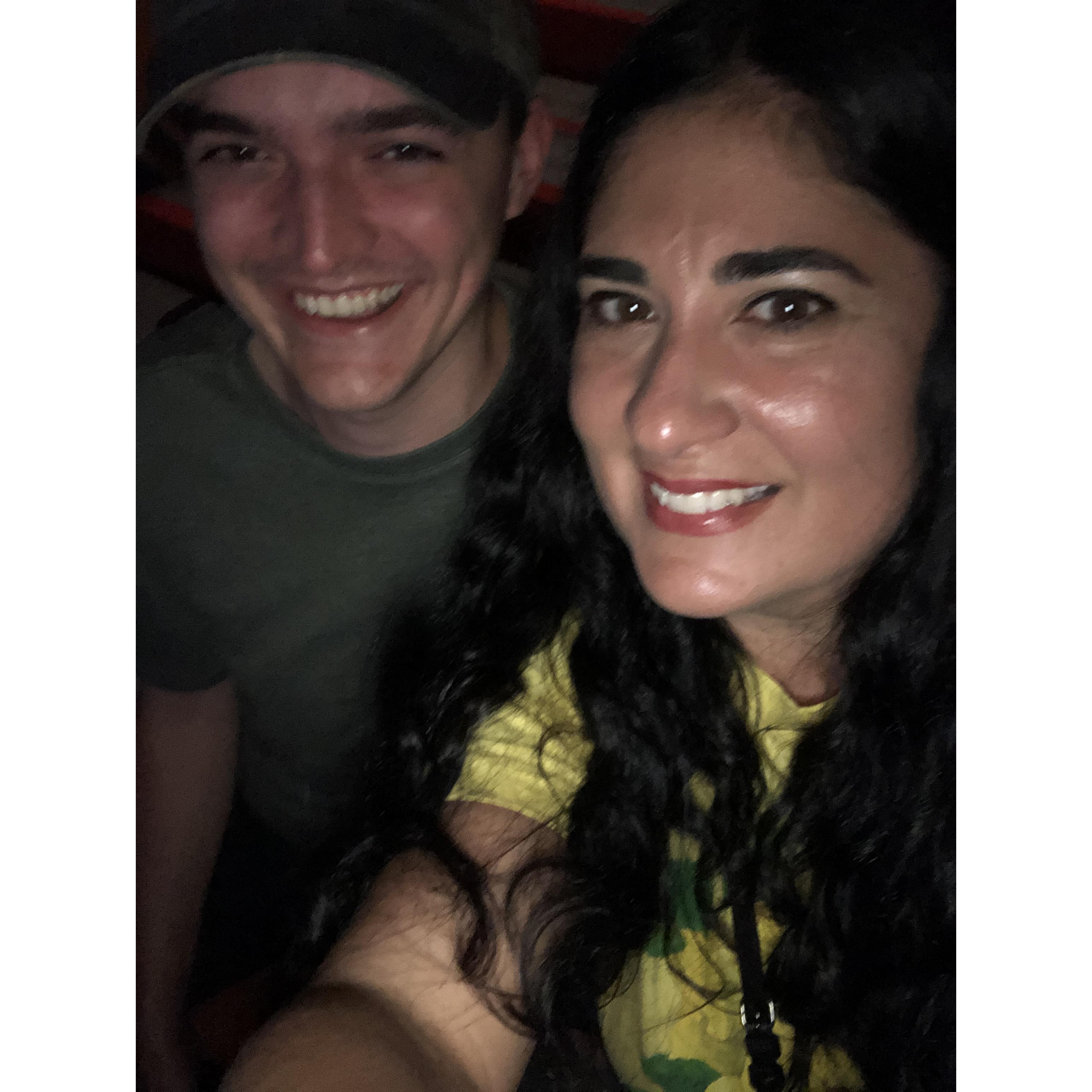 My concert buddy!  Aka best dimples in the game.
