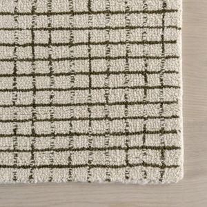 Melrose Checked Rug | Green | 6x9
