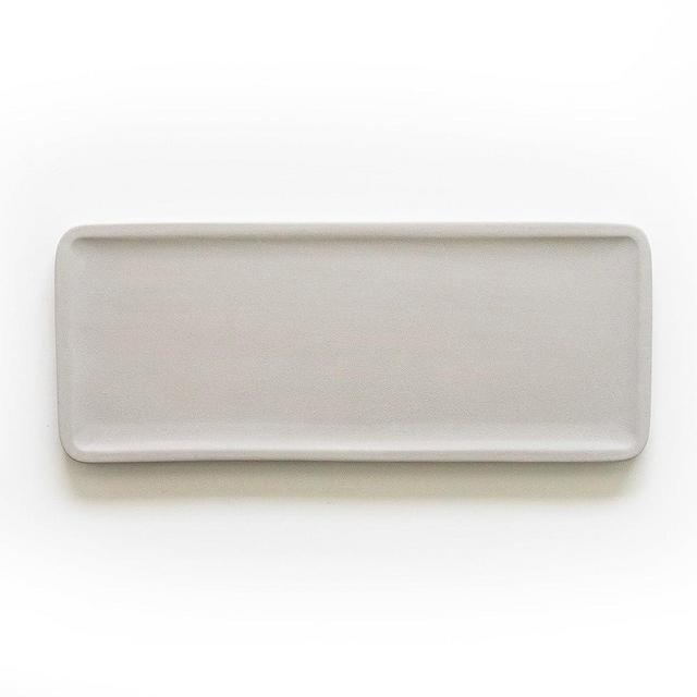 Diatomaceous Earth Stone Large Bathroom Tray for Soap, Jewelry, Lotion, Small Items - Matches Most Diatomite Rock Shower Mat - Quick Drying & Easy to Clean for Bath, Kitchen Counter, Shower