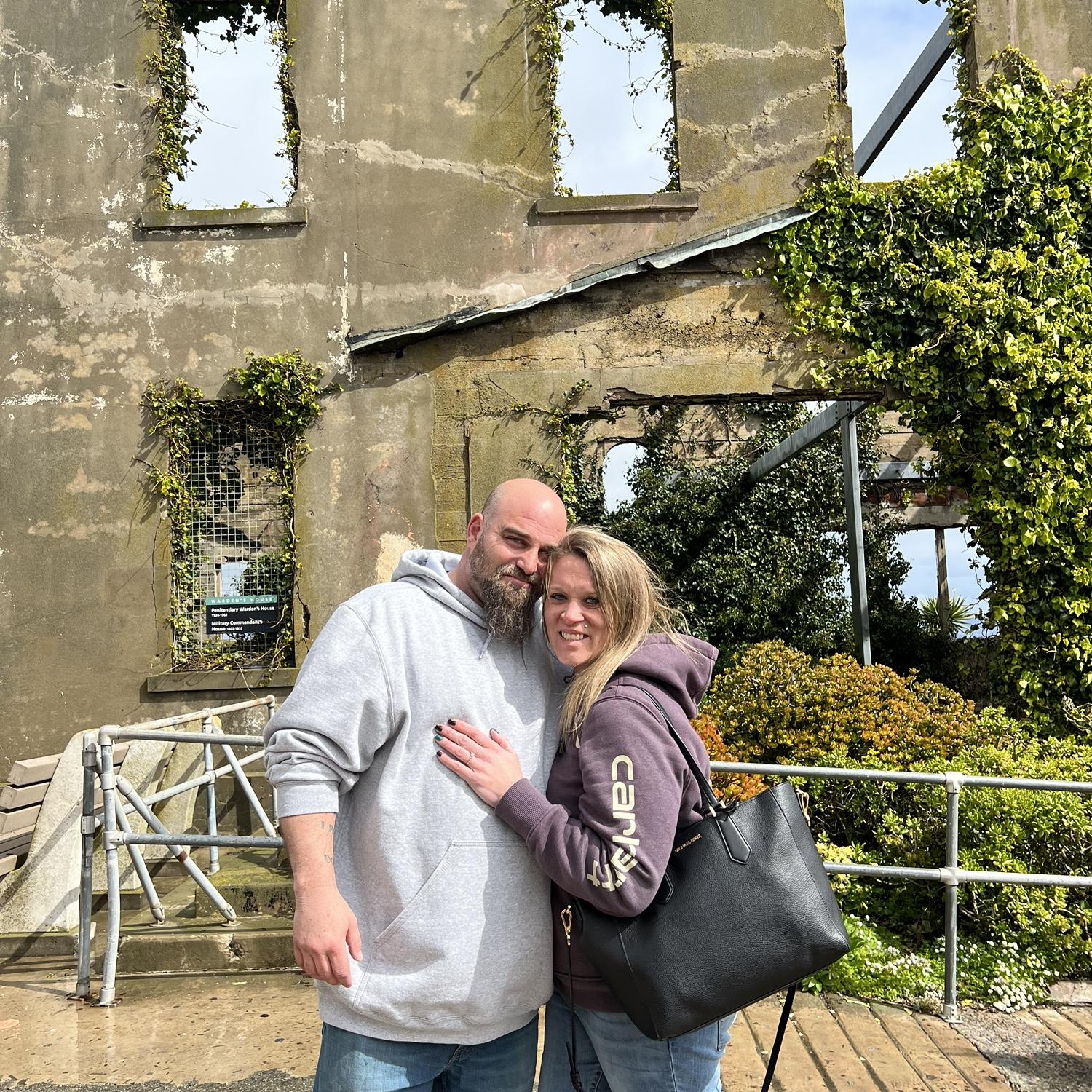 Garrett and I at Alcatraz