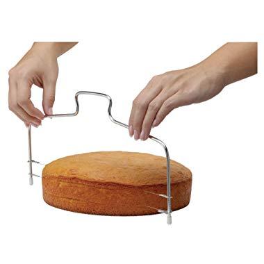 Mrs. Anderson’s Baking 43688 Adjustable 2-Wire Layer Cake Cutter and Leveler, Stainless Steel