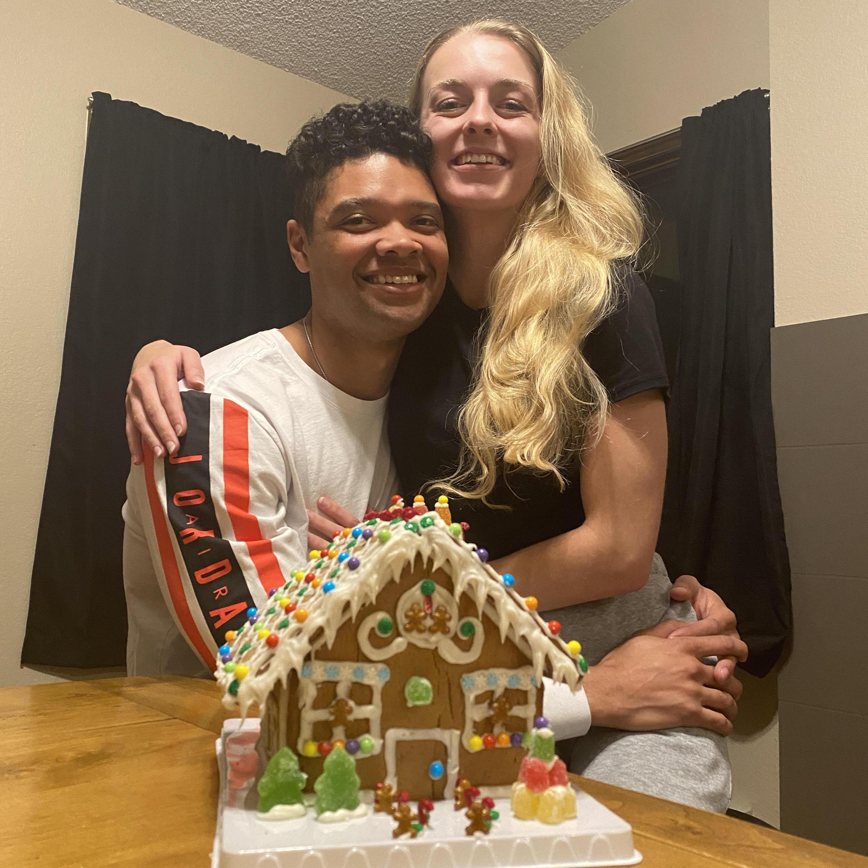 We made a gingerbread house!