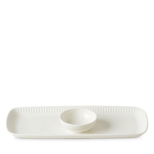 Lenox Profile Serving Tray & Dip Bowl Set