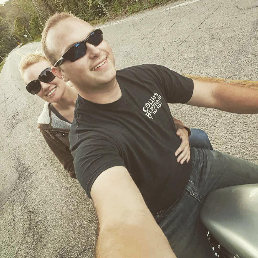 our first bike ride together