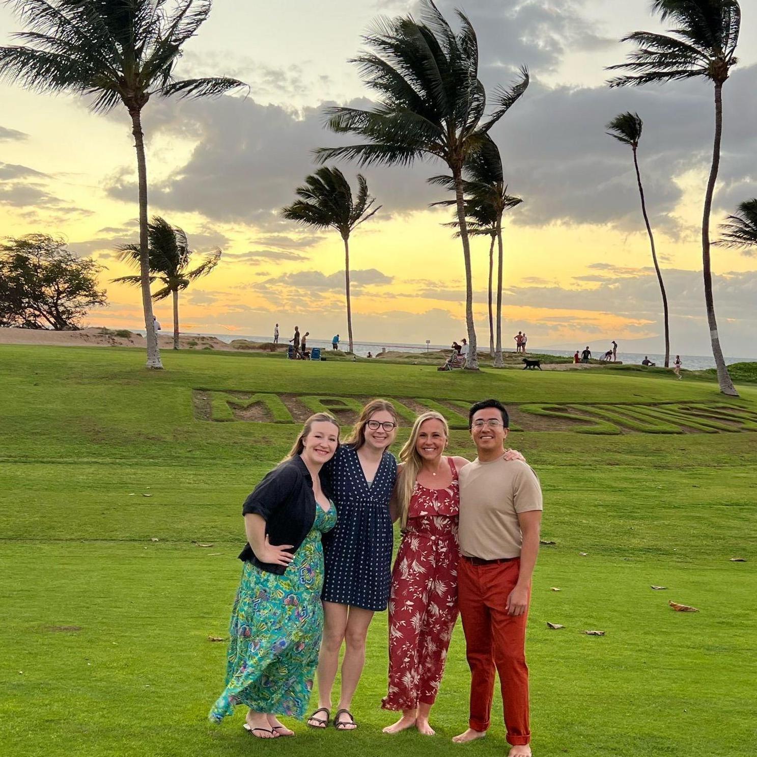 Kevin's first time in Maui! We had the best week with Tori and Emily!