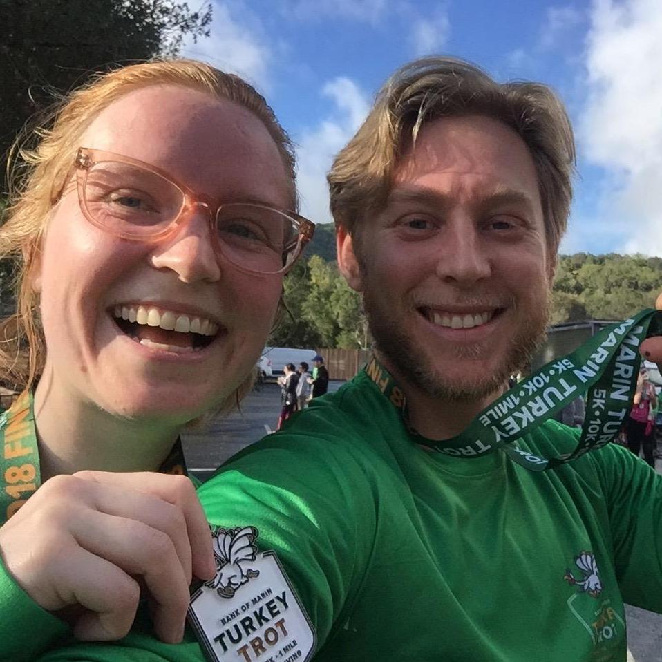 Our first turkey trot!