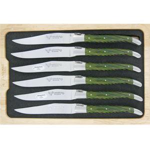 Laguiole Steak Knives Set of 6 – Wenge wood