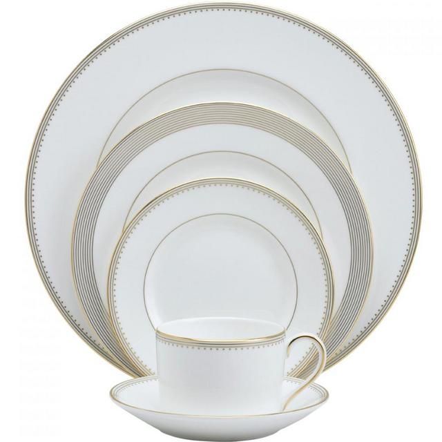 Wedgwood Vera Wang Golden Grosgrain Five Piece Place Setting