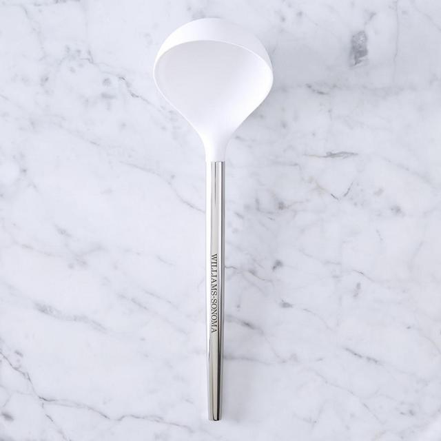 Williams Sonoma Silicone Ladle, White