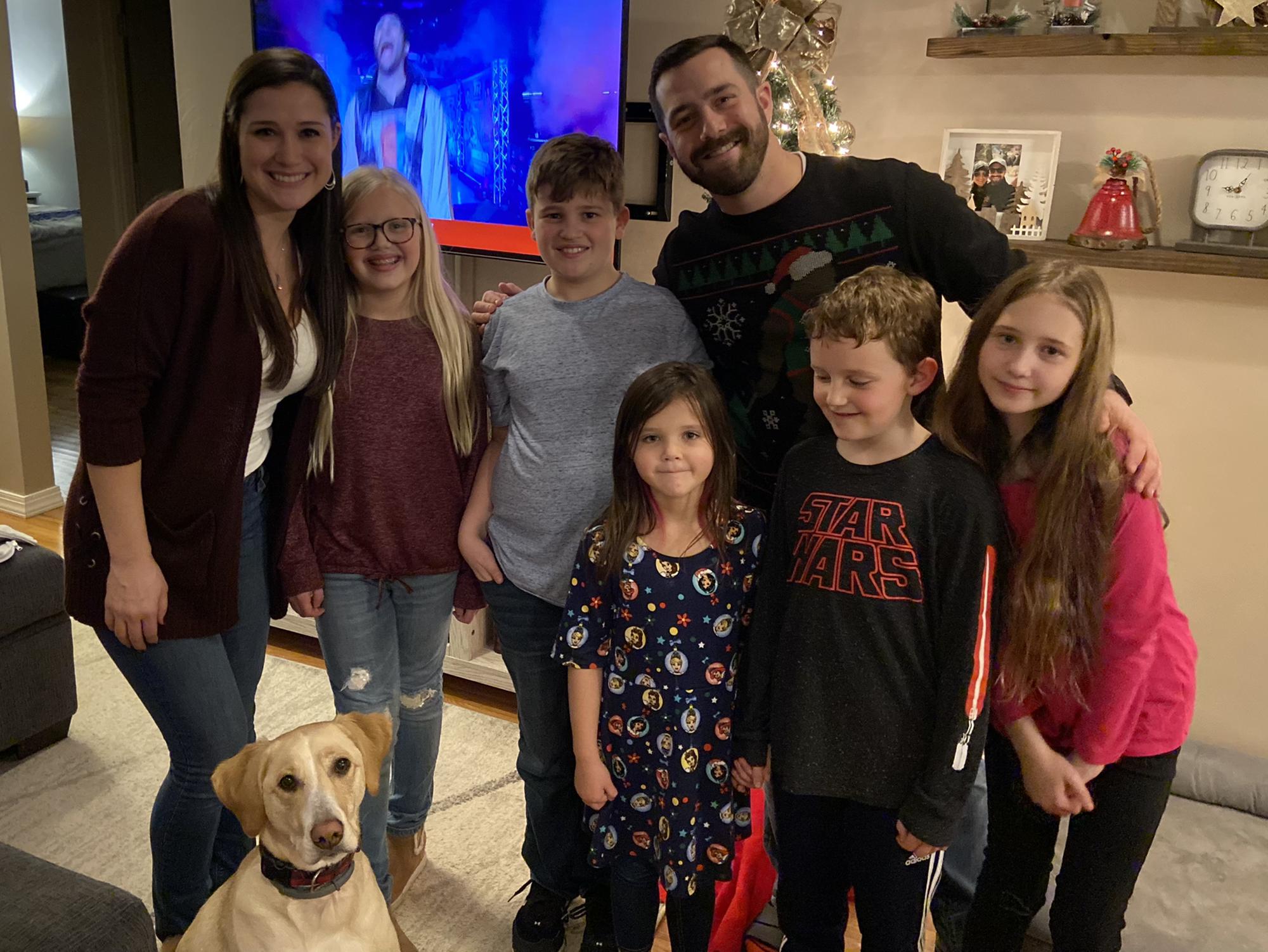 Christmas party with our nieces & nephews