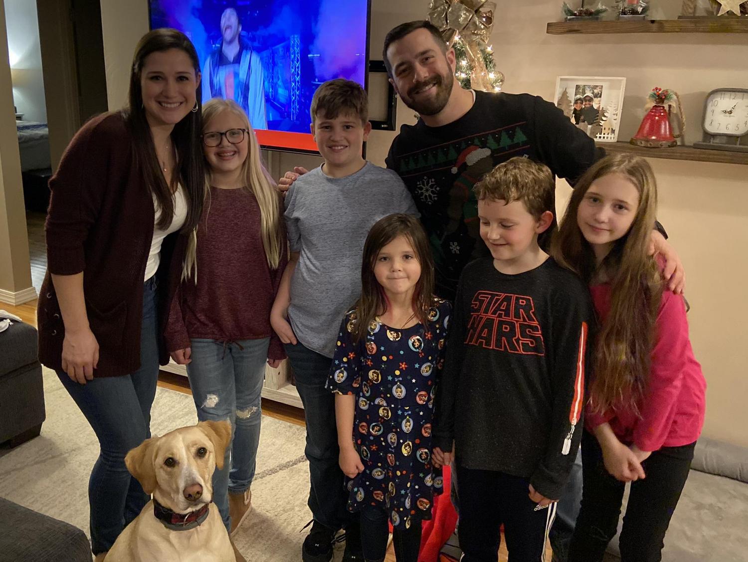 Christmas party with our nieces & nephews