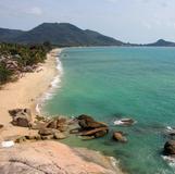 Lamai Beach - great for swimming, sunset strolls, and cafés