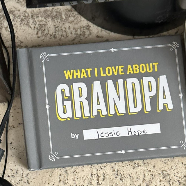 What I Love about Grandpa Fill in the Love® Book