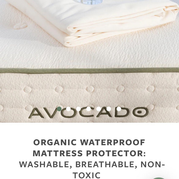 Organic Waterproof Mattress Protector- King