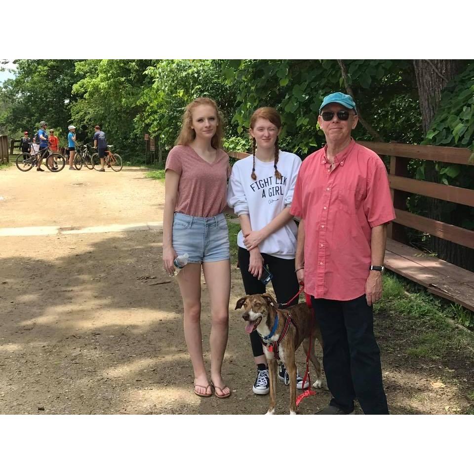 Greg, Allie, Megan & Cooper, June 2017