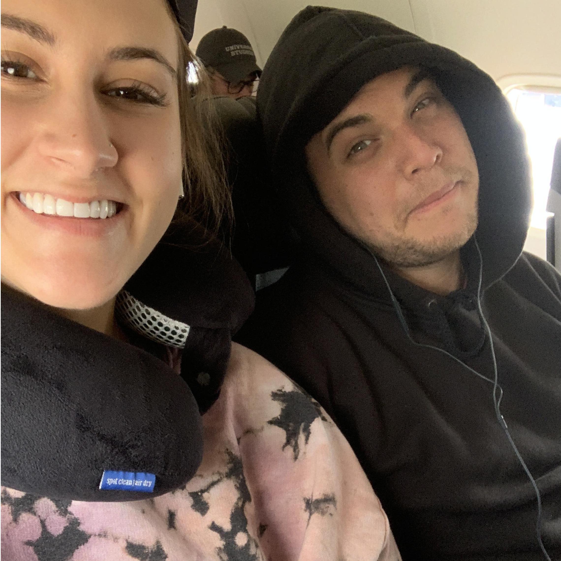 We have taken lots of flights together.