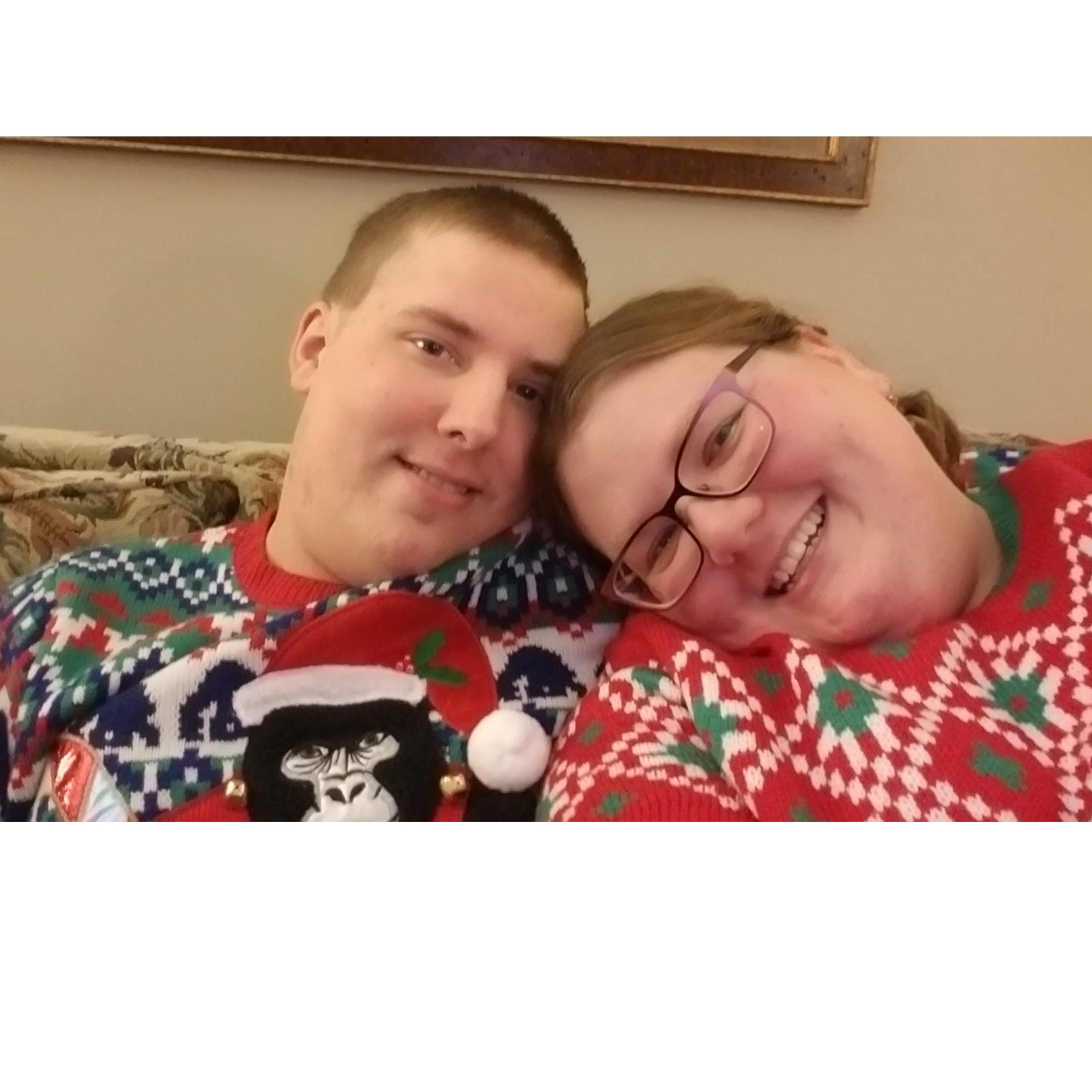 First engaged Christmas