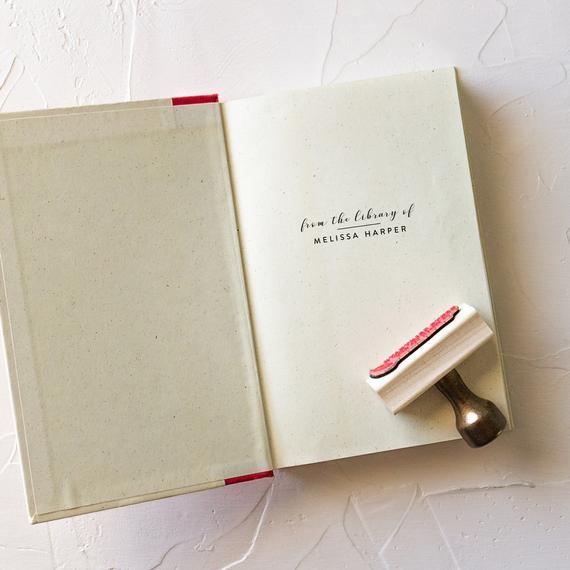 Custom Library Stamp for Books