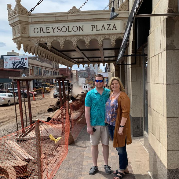 The street in front of Greysolon is currently under construction. The staff at Greysolon assure us that everything will be perfect in time for our wedding!
