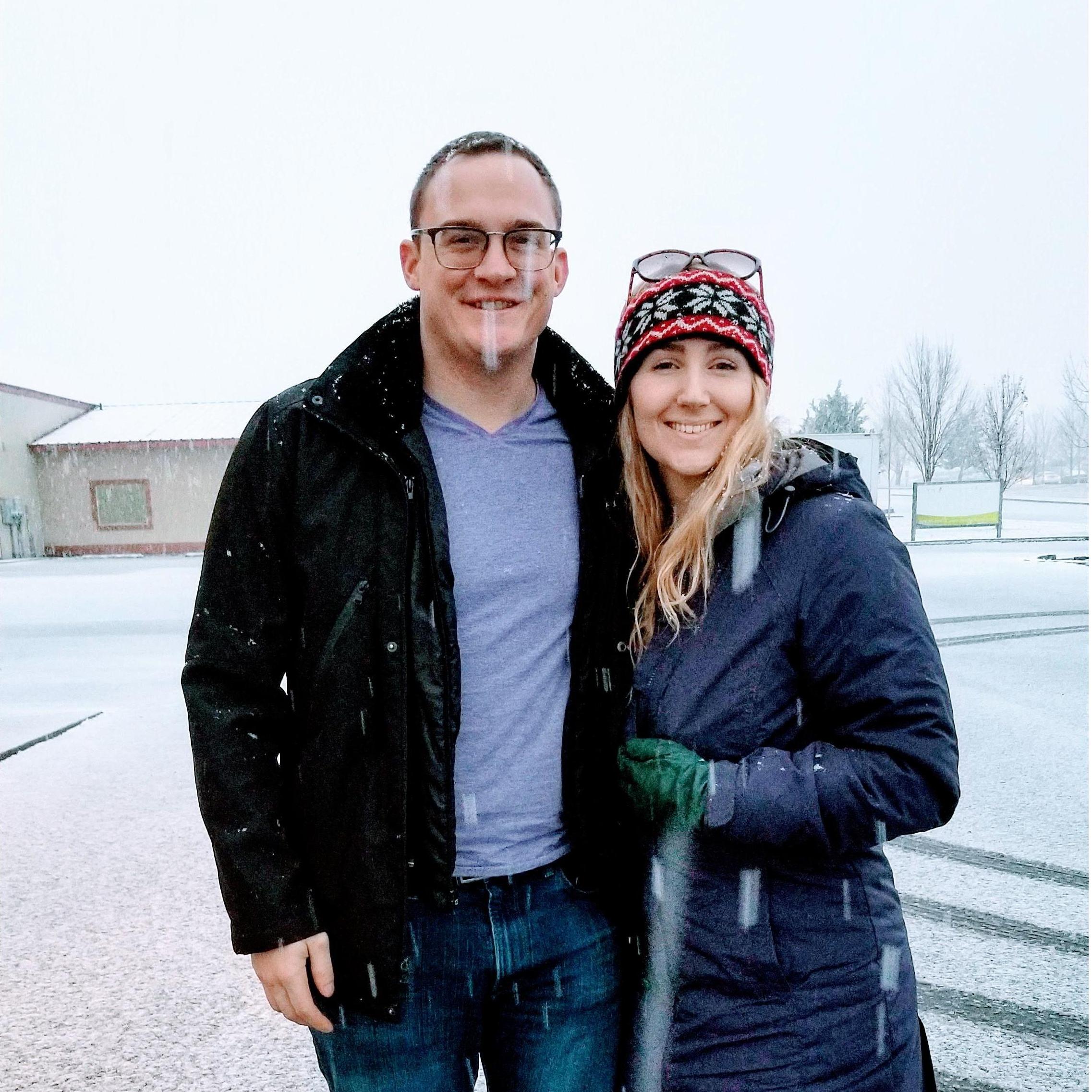 Holiday snowfall in Washington!