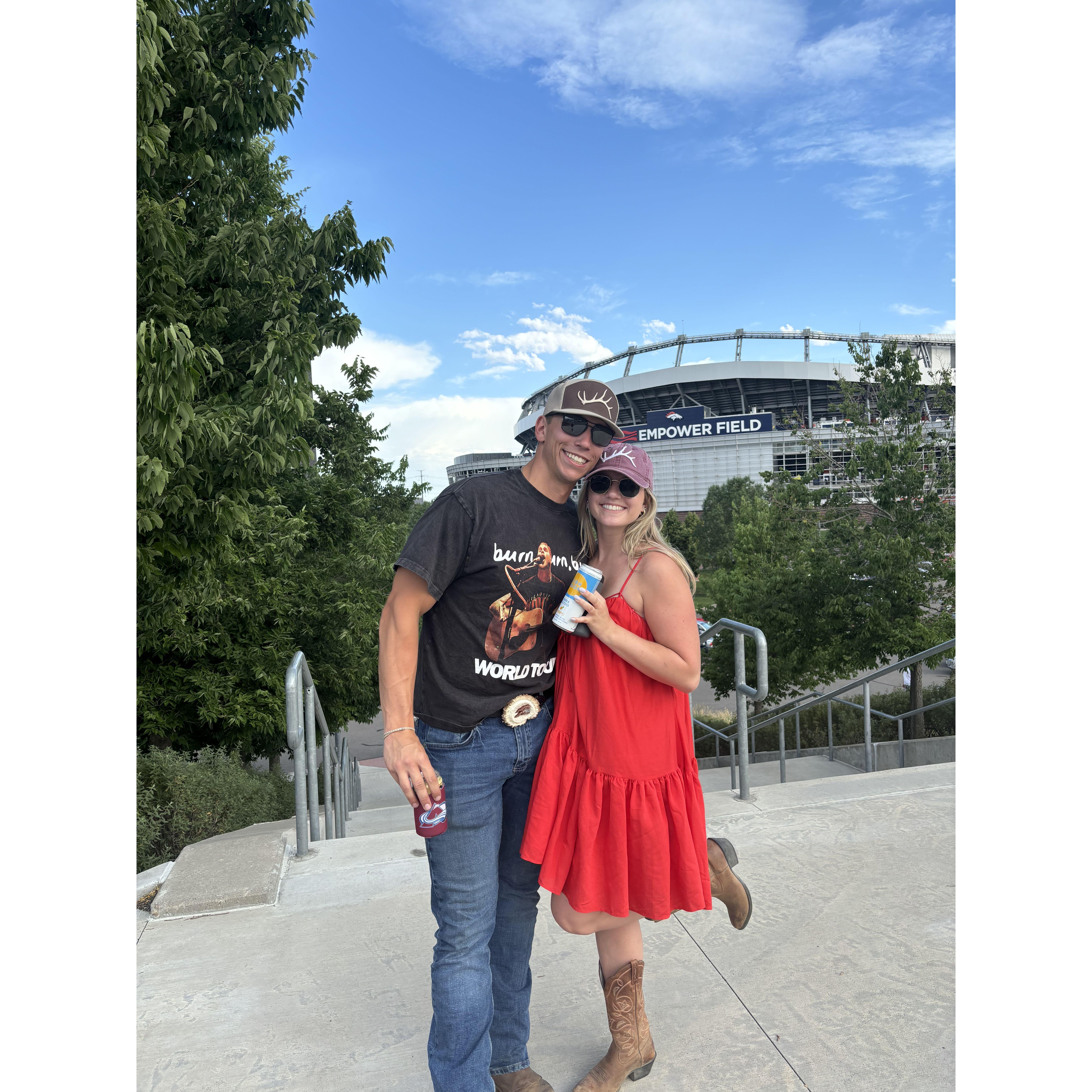 Our second Zach Bryan concert together!